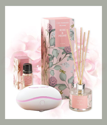 Pack Aromático Zaria Rosa y Peonía